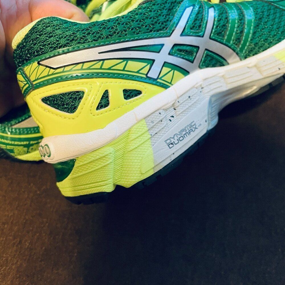 Mint Condition Asics GEL KAYANO 20 Mens 6.5 or Womens 8/8.5 39.5 EUR Green Volt - Picture 10 of 11